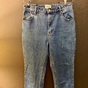 ROLLA’S Original High Rise Straight Jeans G’Day Mate Wash Size 29